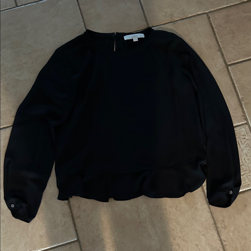 LOFT Black Women's Blouse